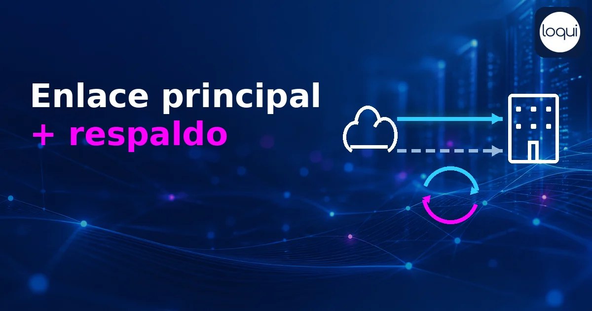Enlace principal y respaldo: por qué tu empresa necesita ambos